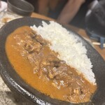 炭火焼肉ホルモンさわいし - 黒タンカレー