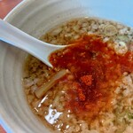 幸楽苑 - 唐辛子投下