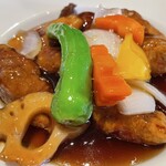 青藍 - この酢豚が美味しい