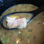 スープ割りのプラスチャーシュー