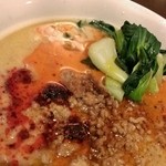 中国料理 たけくま - 芝麻醤・辣油・出汁スープが完全に混ざったいない…