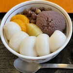 つる瀬 - 白玉あんみつ