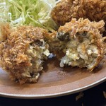 割烹 三友 - 牡蠣8個かギューっと詰まってます♡