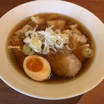 武田家 - 「生姜全部のせ」です。どうもチャーシューは"全部のせ"にしか入らない仕様みたいです(｡･ω･｡) ※素ラーメン、ワンタン麺にはチャーシューが入ってません。