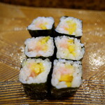 にぎり鮨 一五〇 - トロたく細巻き