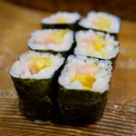 にぎり鮨 一五〇 - トロたく細巻き