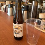 武田家 - 本日の妻のビールは「キリン一番搾り」の小瓶です。昨日飲んでた中瓶と同じくらいの値段だったので「観光地価格か！」って隣でうるさかったです(。-∀-)笑