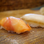 にぎり鮨 一五〇 - 赤貝＆鮑