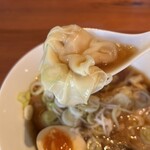 武田家 - 自慢のワンタンは"エビ"がプリっとした餡でチュルッとした皮も良い感じでした(o^^o)