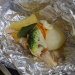 農家カフェ しあわせ時間 - お野菜のホイル焼き