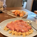 川崎焼肉 肉小僧 はなれ - ニンニク上塩タン