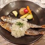 マヌエル ヴィーニョ エ ペティスコス 自由が丘店 - イワシ2匹のグリル