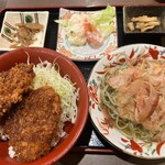 越前蕎麦 見吉屋 - 越前そばとソースカツ丼セット