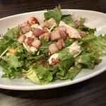ベビーフェイスプラネッツ - 追加でサラダ