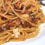 ガレリア - 茹で加減はアルデンテ。。。パスタは細めの物を使っております。