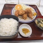 善磯 - かき定食(牡蠣フライ) 1,100円