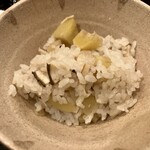 紀尾井町 南かわ - 松茸と栗のごはん