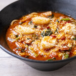 下川六〇酵素卵と北海道小麦の生パスタ 麦と卵 - 極上ホタテの
スパイストマトスープ