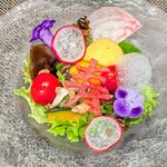 創作四川料理 廣明 - 彩り野菜のサラダ