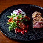 Bonne chance! M - 赤鶏のたたきのサラダ