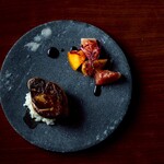 Bonne chance! M - フォアグラのポワレと季節の果物