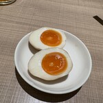 たかばしラーメン - 煮卵ゲット\(//∇//)\