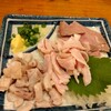 大衆肉酒場 赤羽 ふじ屋 - 本日の肉刺し 盛り合わせ（ガツ ハツ・コブクロ）