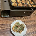 わいわいわい - 自分で焼いてねたこ焼き
