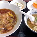 中国上海料理　豫園 - フカヒレチャーハン＋海鮮塩ラーメン