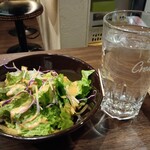 SPICE nine - ★★サラダは全カレーに付きます！ドレッシングはサウザンアイランドで味は普通！