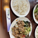 野薔薇 - 料理写真:生姜焼きランチ　@880