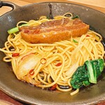 てっぱんのスパゲッティ - お得感あるボリューム。