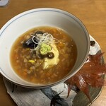 旬味創作 はしをね - えりも産目鯛の栗蒸し、わさび餡