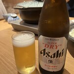 さだ助 - 瓶ビール中アサヒ