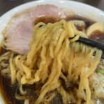 中華そば イデタ - 黒そばの麺