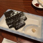 一ふくいわし料理 - たたき海苔巻き
