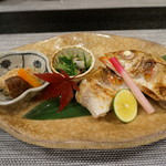 禅紫 - 14.11夜のｺｰｽ(5,500円)のどぐろの焼き物