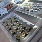 乃の風リゾート - 【2014年07月】左：白魚寄せ豆腐、右：大沼産じゅん菜の酢の物。