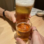 肉のウヱキ - 乾杯