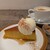 エルマーズグリーンカフェ - 料理写真:南瓜のプリン700円、チャイ700円✨️大きなアイスと一緒に頂きます。