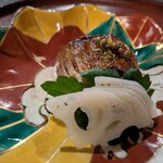 御懐石 志ら玉 - かます幽庵焼　酢蓮根