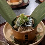 御懐石 志ら玉 - 手打ち蕎麦　三つ葉、海苔、山葵