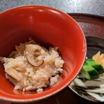 御懐石 志ら玉 - 松茸ご飯　香の物