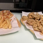 TAOYA - 海老と舞茸天ぷら