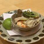 くずし 之助 - 中身ももちろんいただきます。