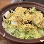 浅草もんじゃ もんろう - グリーンサラダ（アンチョビドレッシング）