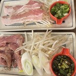 浅草もんじゃ もんろう - とんぺいやきと国産鶏の鉄板焼き　具材