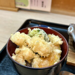 新喜楽 - ミニ天丼（ゆかり塩）
