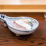 勢麟 - シマアジのお造り