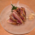 るこっく - もも肉タタキ刺し